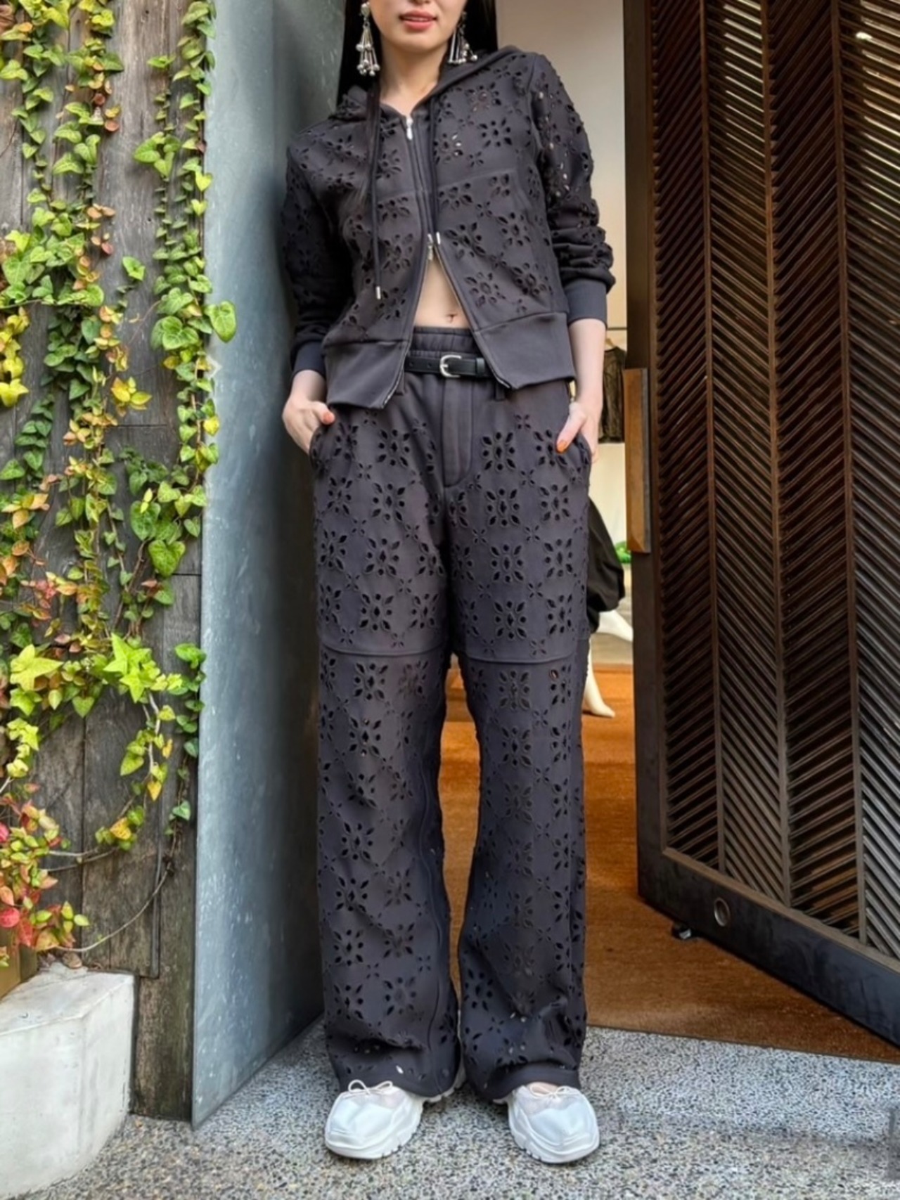 24AW】MASU エムエーエスユー / FLOWER HOLE SWEAT PANTS | TRENT 