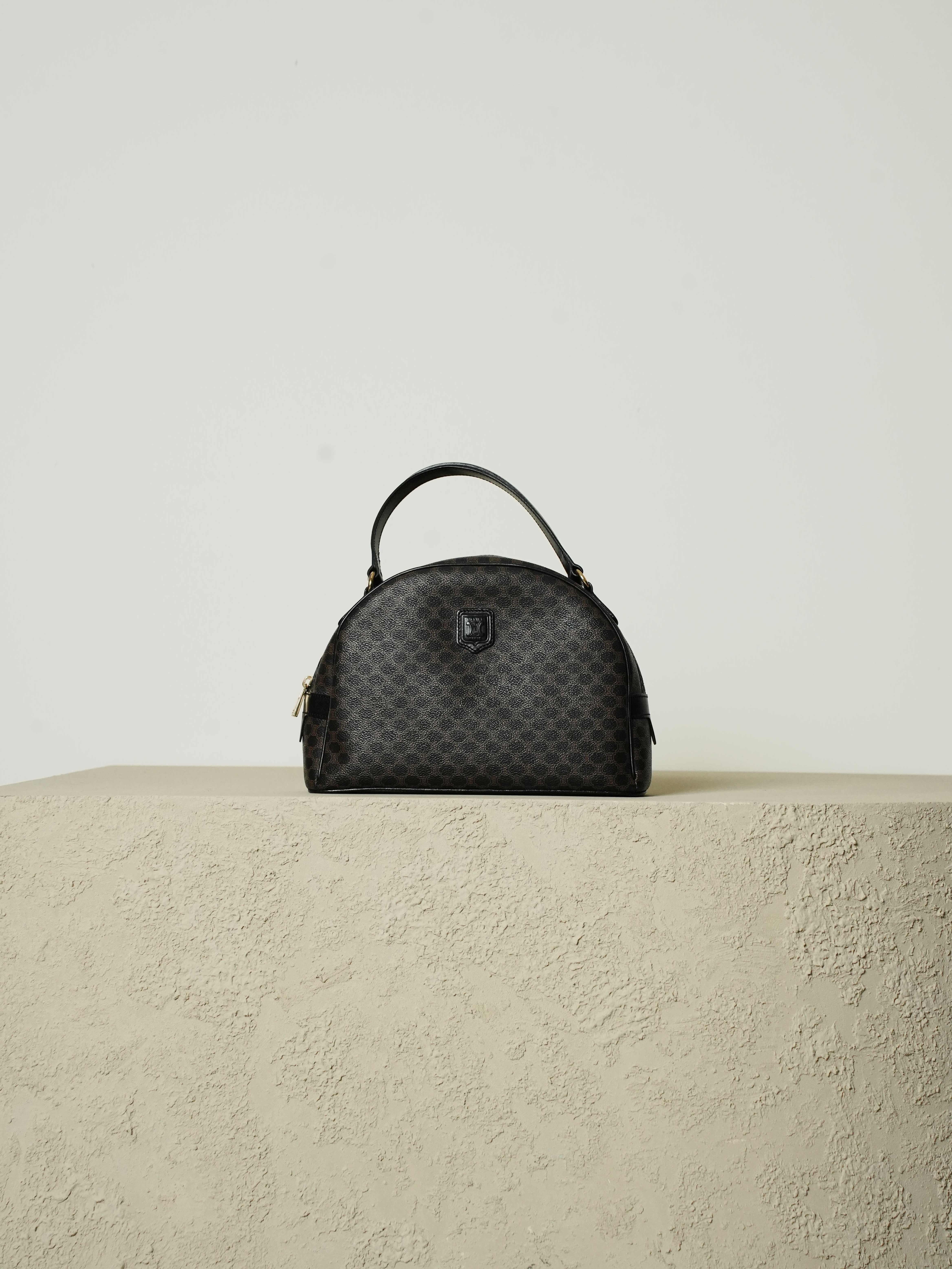 極美品鍵完備 CELINE ビシネス ハンドバッグ マカダム柄 A4収納可能 CELINE マカダムハンドバッグ