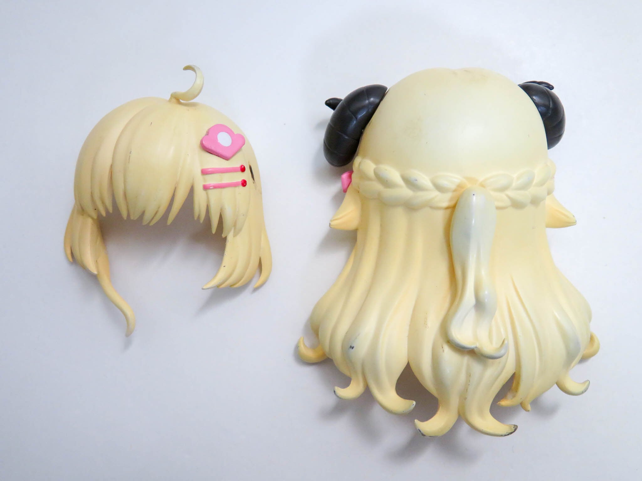 再入荷(Bランク)【2066】 角巻わため 髪パーツ 角付きハーフアップ ねんどろいど