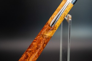 【朱色の銘木】 本花梨紅白 特上 silver MP