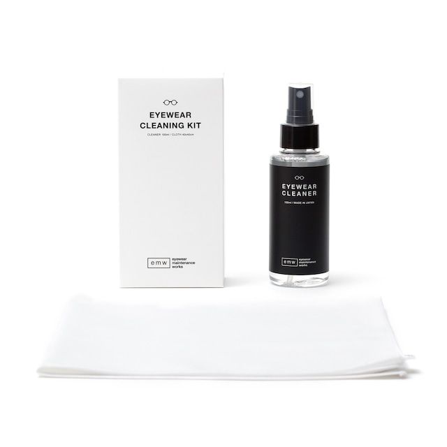 【眼鏡クリーニングキット】 EYEWEAR CLEANING KIT <LARGE> WH