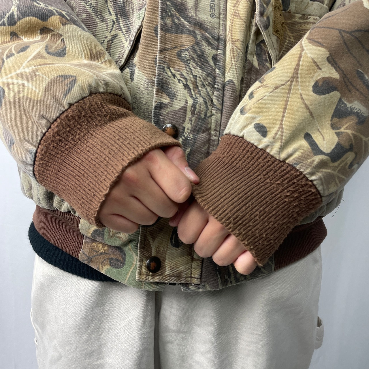 90年代 Duxbak ダックスバック パディングジャケット リアルツリーカモ 