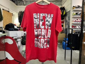 Supreme NEW WORLD ORDER TEE RED LARGE 69894 | BRAND BUYERS OSAKA
