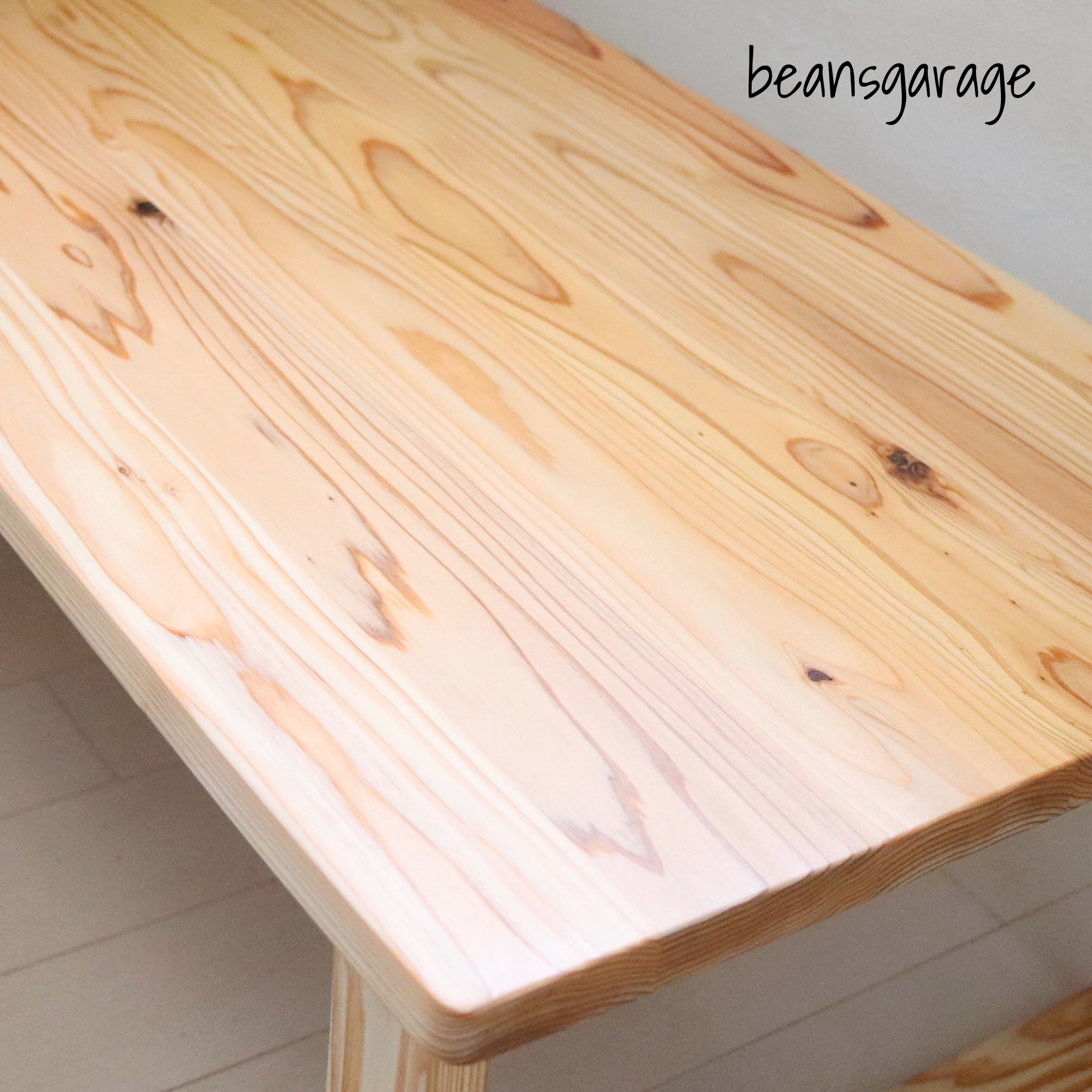 厚め天板 天然木 無垢ローテーブル 90×45cm コーヒーテーブル カフェ