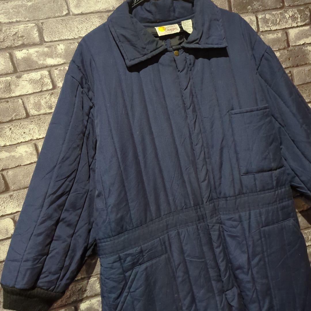 アメリカ古着 つなぎ カバーオール 中綿