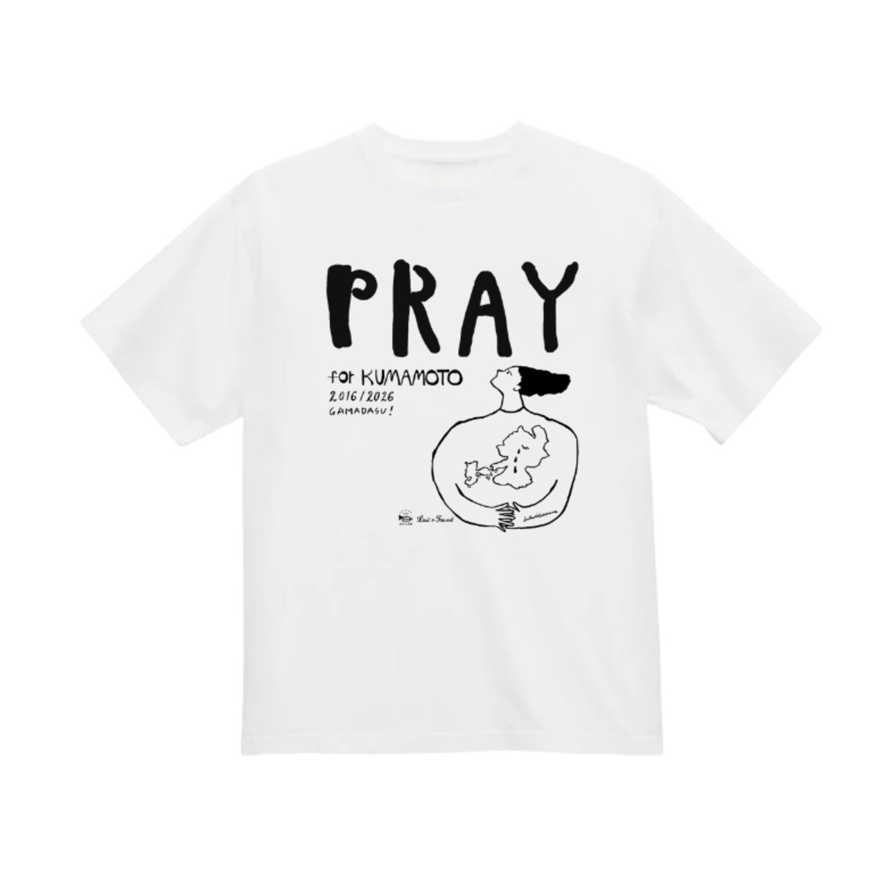 【熊本支援】Tシャツ「PRAY for Kumamoto」woman