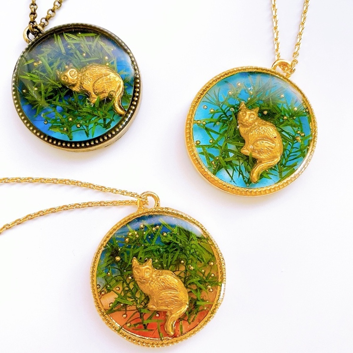 猫の森ペンダント | maple*tirol accessories