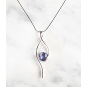 RIFLESSI  *silver night*  -pendente-