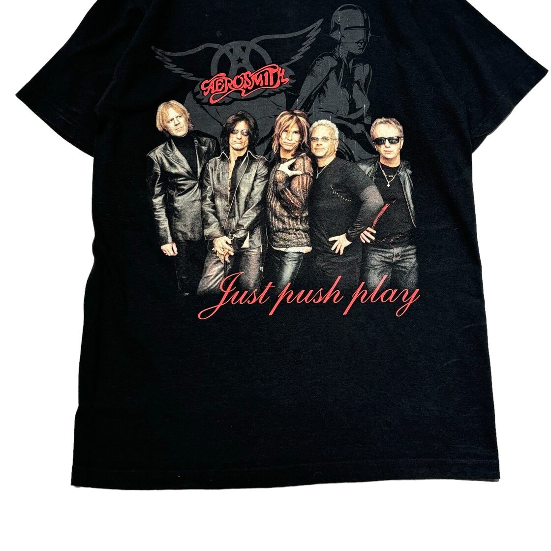 AEROSMITH SORAYAMA JUST PUSH PLAY WORLD TOUR T-shirt L | Pay ID