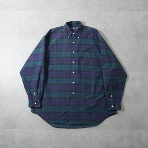 90s Ralph Lauren black watch shirt "The Big Oxford" [L] 古着