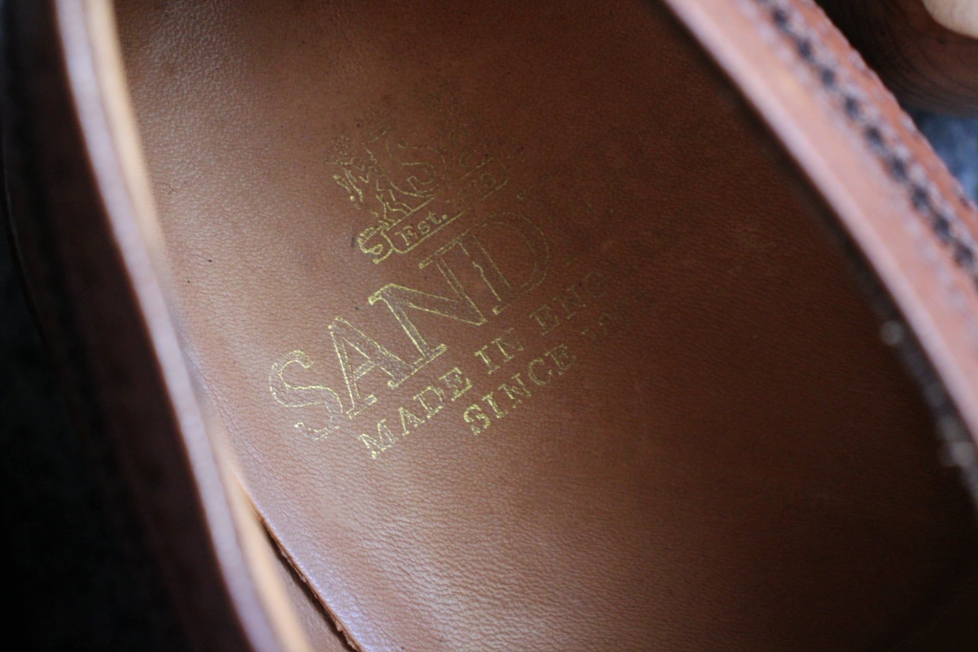 UK7.5 Sanders ロングウィング MADE IN ENGLAND | SUPER 8 SHOES