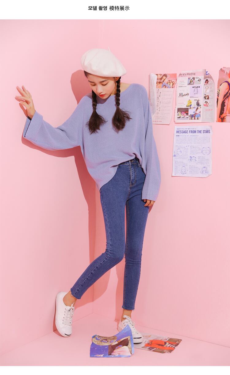 脚長効果抜群 スキニージーンズ