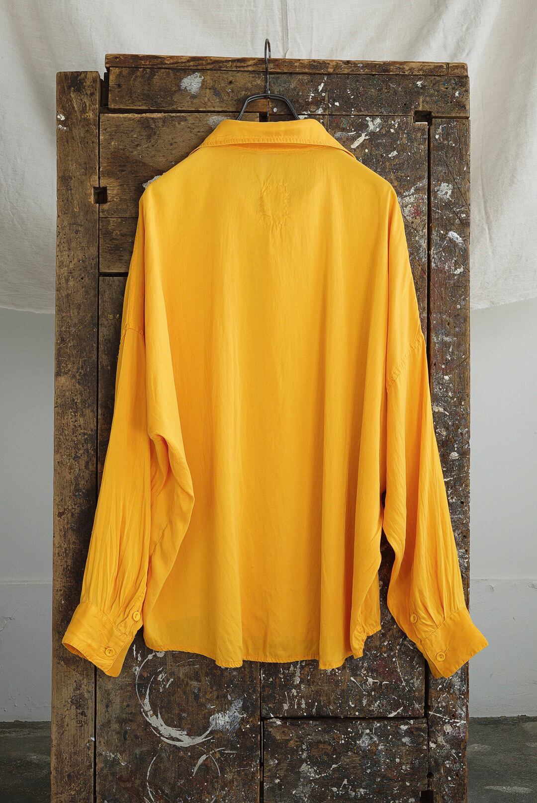 CHEZ VIDALENC - SILK SHIRT AXL / SUNFLOWER | Brownie