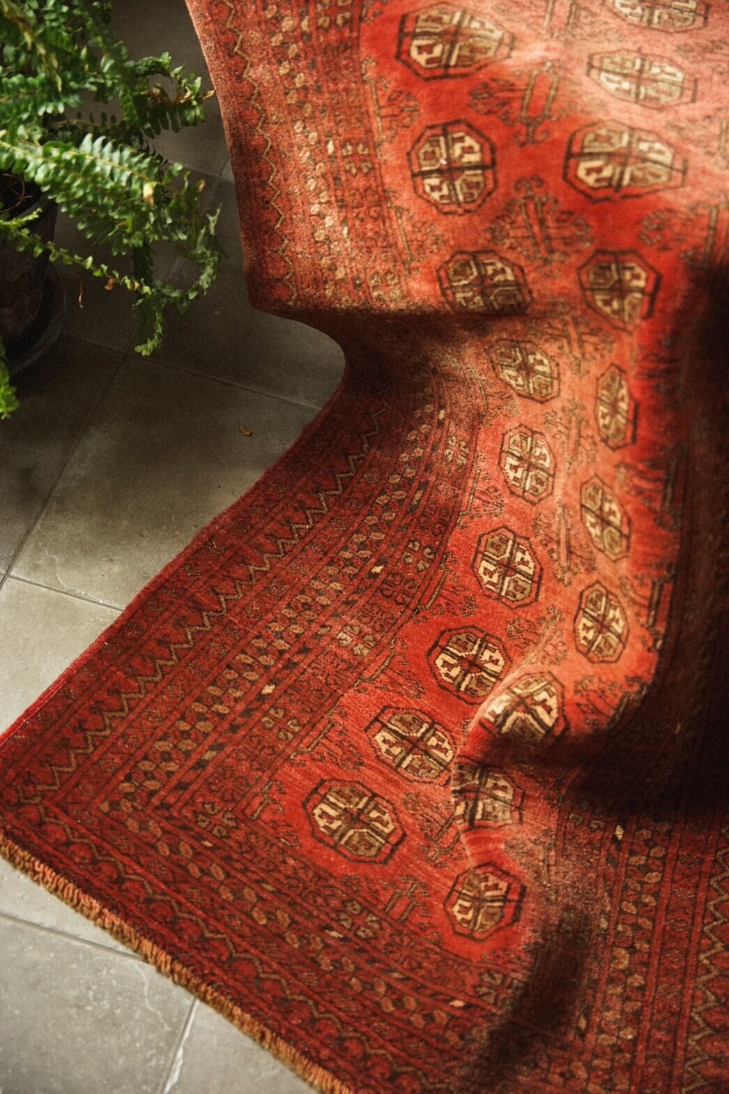 778 -Vintage Turkmen Mori gul rug