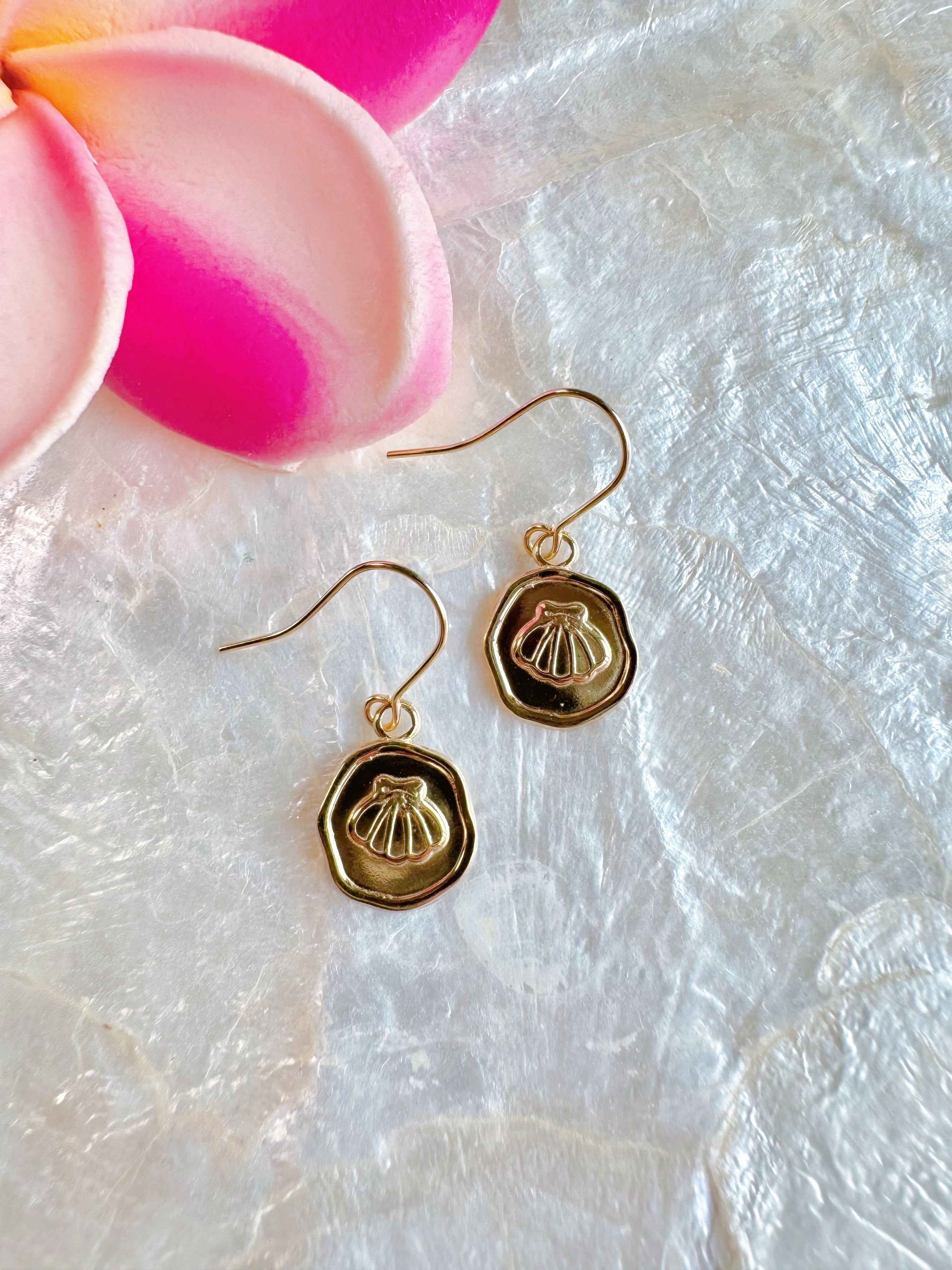 Circle in Shell earrings(サークルシェルピアス、イヤリング)