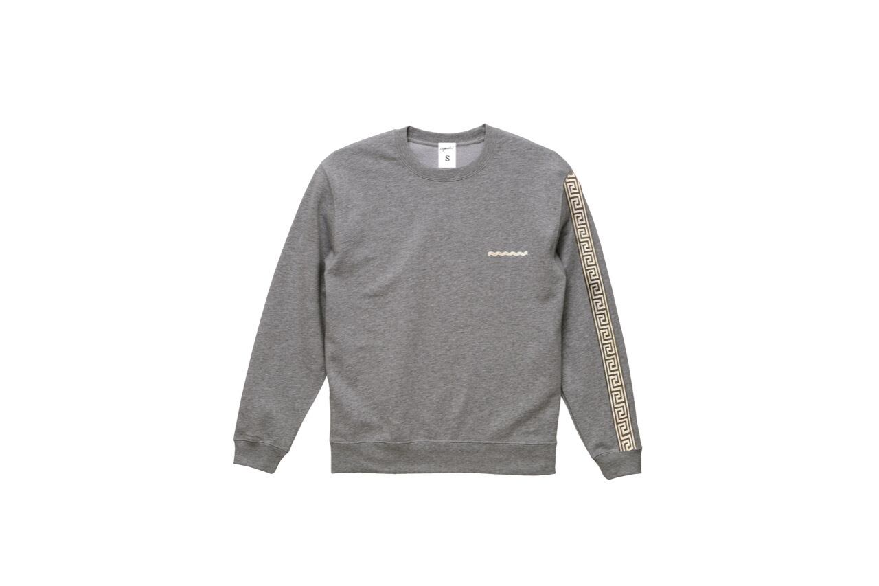 coguchi Clogo long line sweat (GRY)