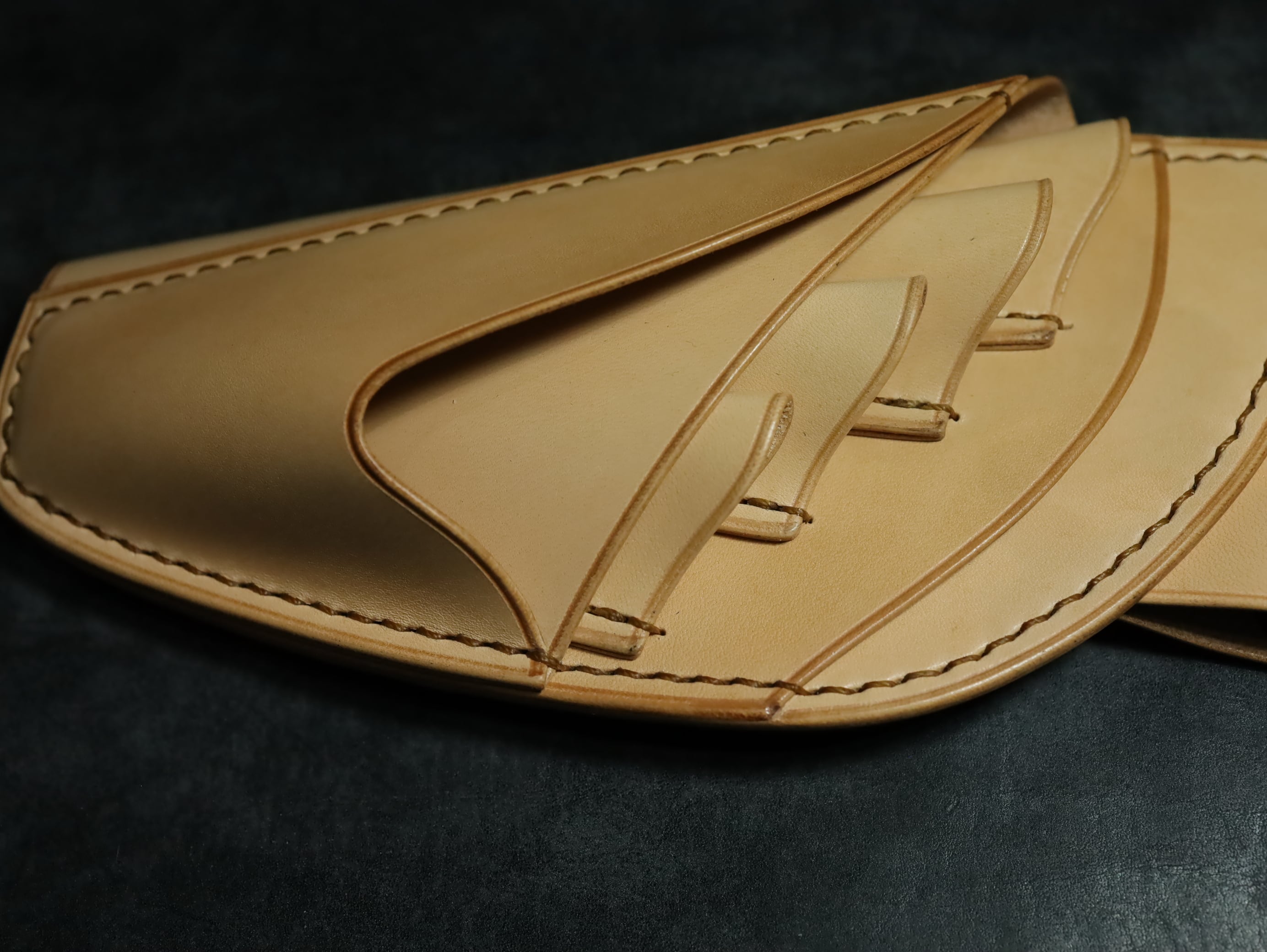 生成り】本革高級シザーケース | Haruleather