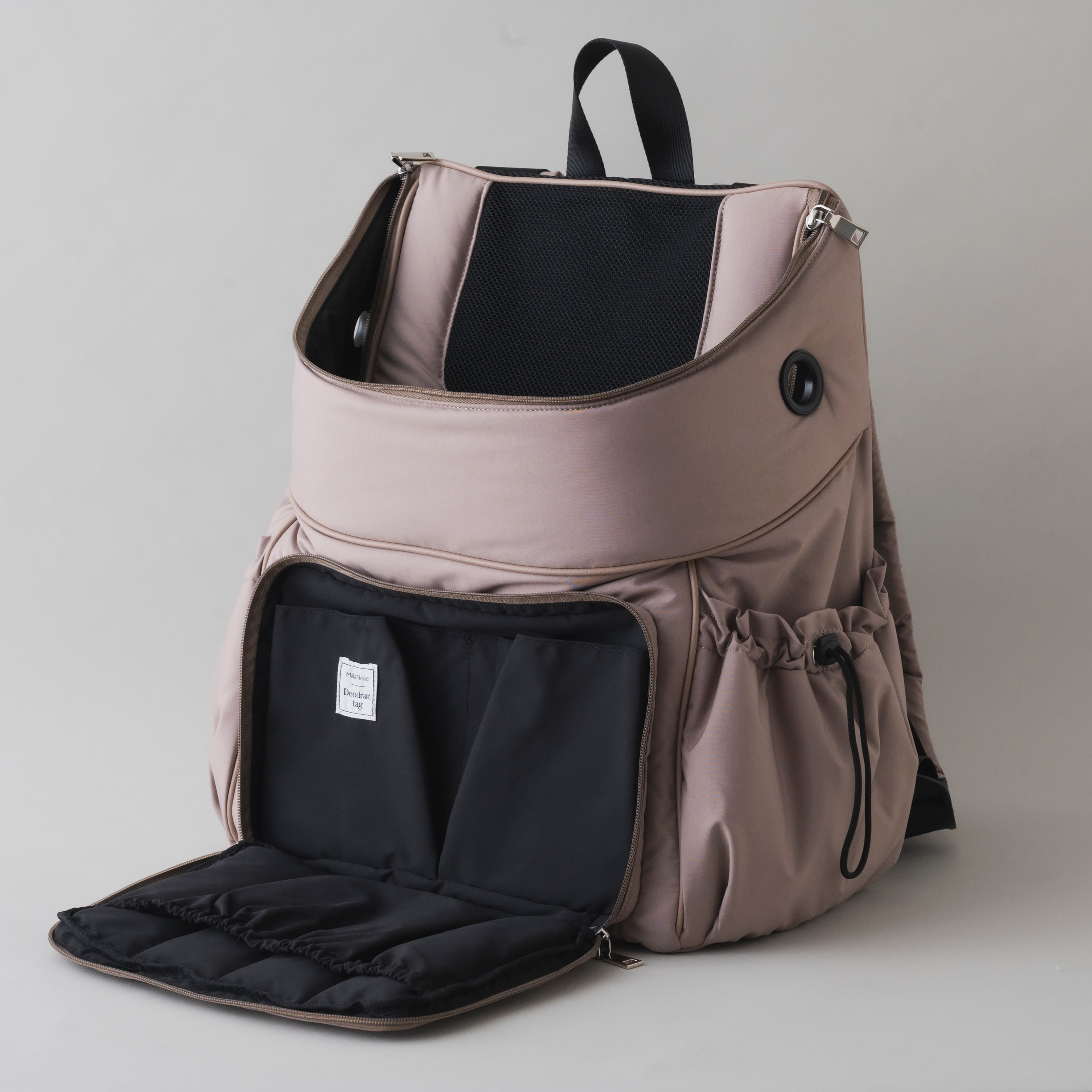 Cooling Set リュックキャリー&ハウス Lサイズ グレージュ 軽量