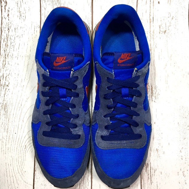 Nike Internationalist ナイキ インターナショナリスト スニーカー シューズ 青赤 28cm F09 Used品 Etc