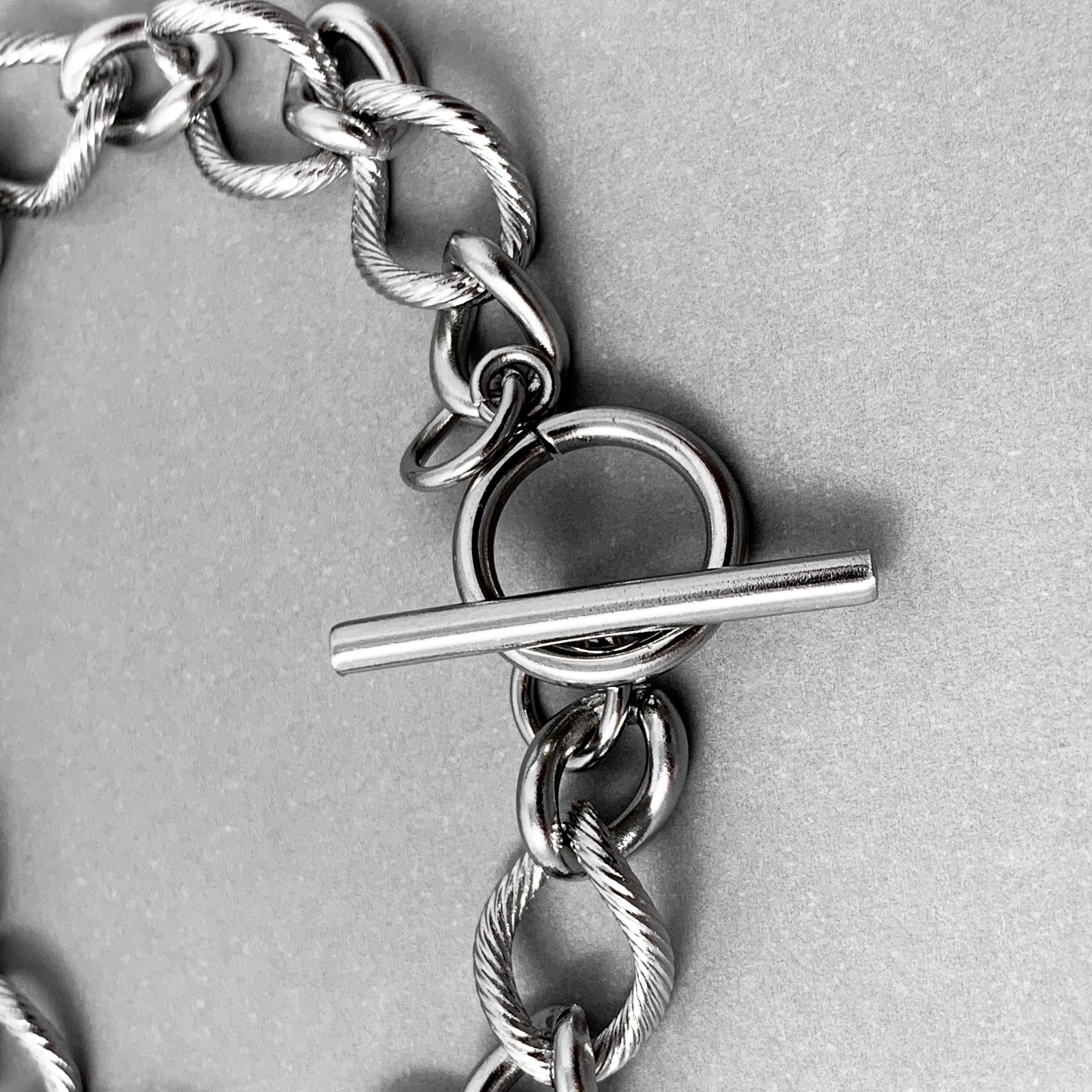 Twist Chain Bracelet #339 Silver | NOEL