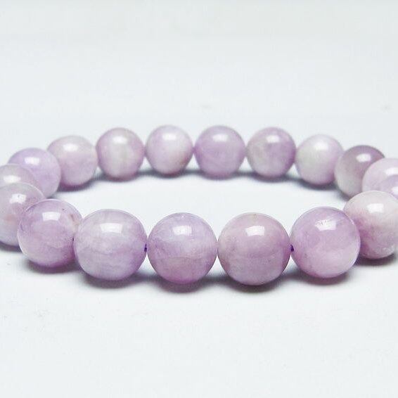 クンツァイト ブレスレット 11mm ミルキークンツァイト ブレス 一点物 メール便可 [M便 1/10] 111-46422