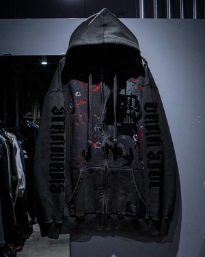【add (C) vintage】"ECKO UNLTD" × "STAR WARS" Loose Zip Up Hoodie