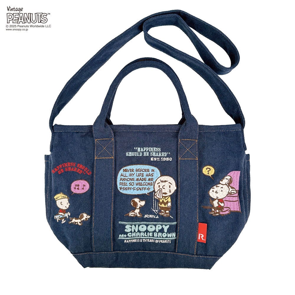 2025新作 スヌーピーバッグ トートバッグ ROOTOTE Vintage PEANUTS