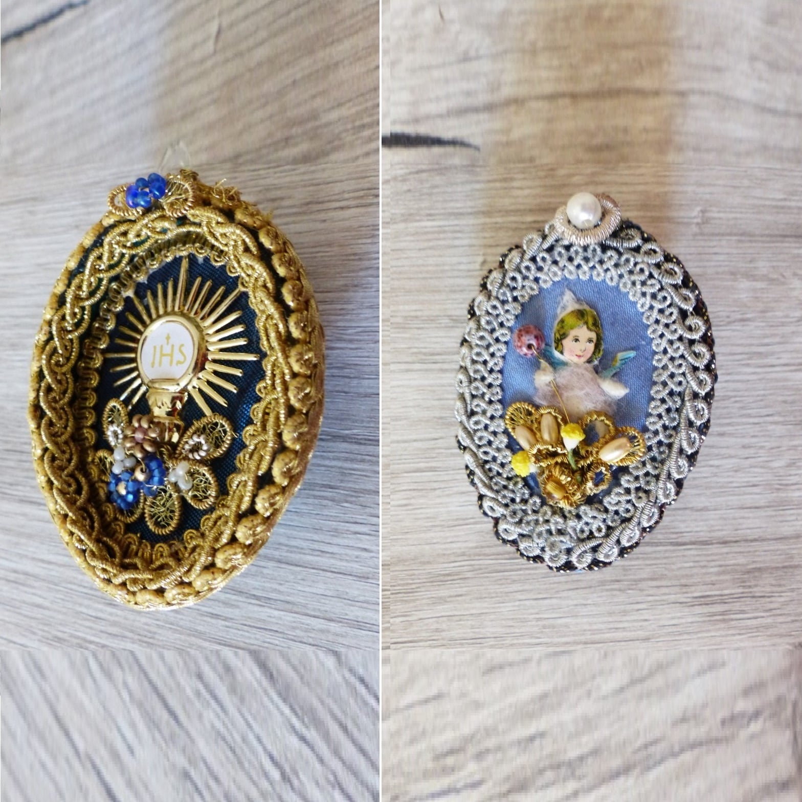 イースターエッグ 綿人形 モノグラム