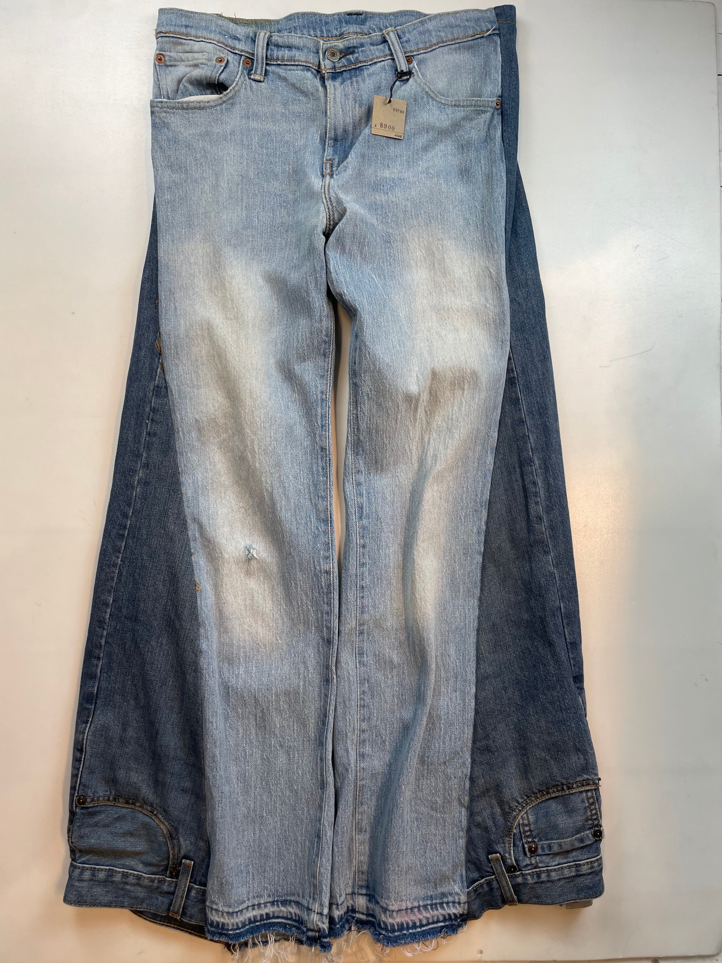 Levi's remake flare denim 上下反転