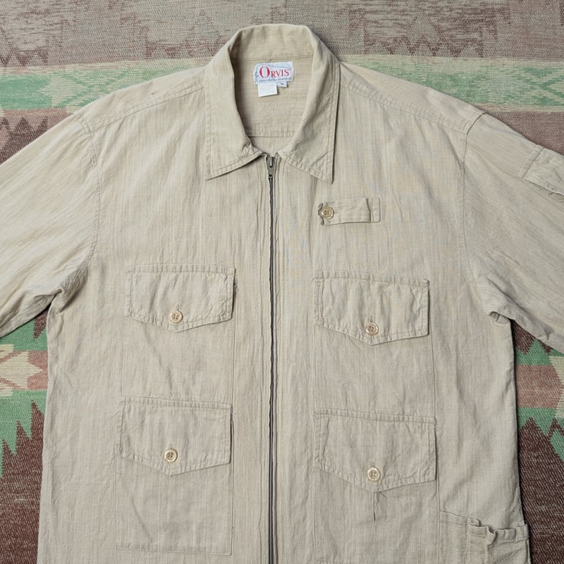 80s～ ORVIS Zip-Up Fishing Shirt Jacket (M) | Wonder Wear