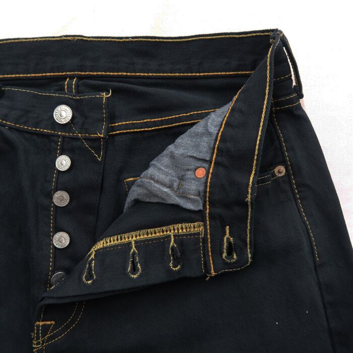 古着 Levi's リーバイス 501 ブラック デニムパンツ ジーンズ ジーパン