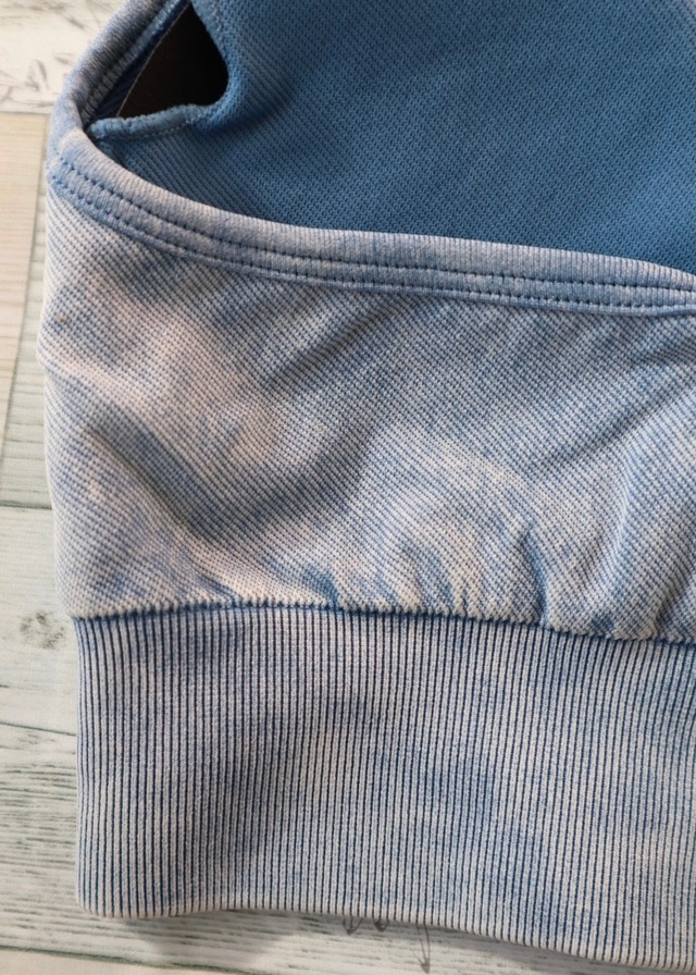 【 SET UP 】ライトブルー×デニム風