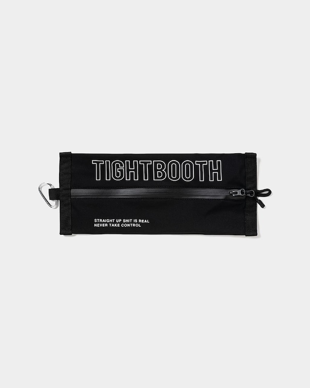 TIGHTBOOTH / LOGO TISSUE POUCH / BLACK