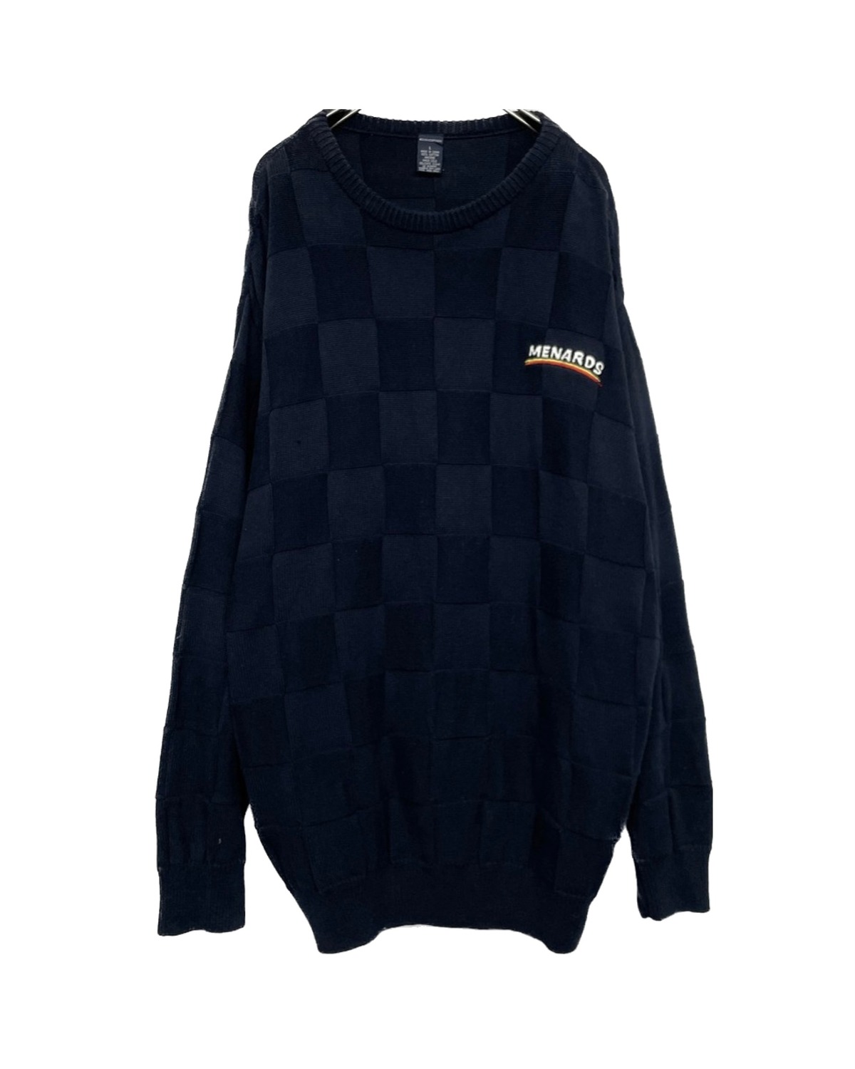 “MENARDS” One Point Design Knit RENGA CLOTHING STORE