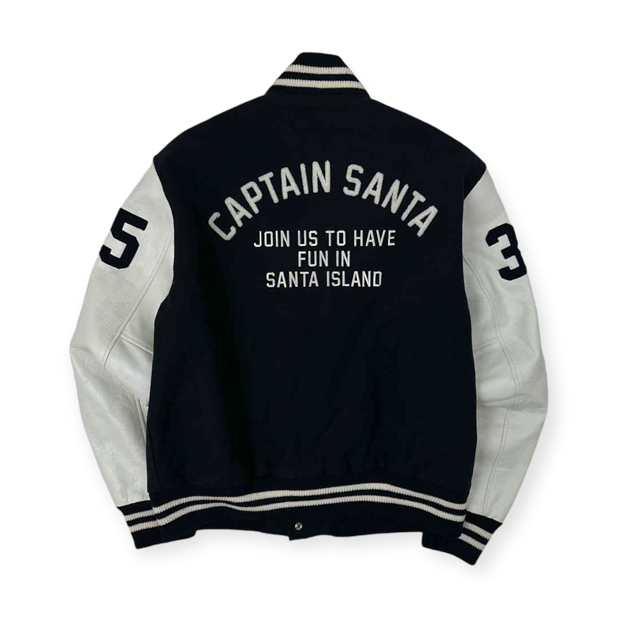 CAPTAIN SANTA キャプテンサンタ 袖牛革 BIGロゴ ナンバリング 