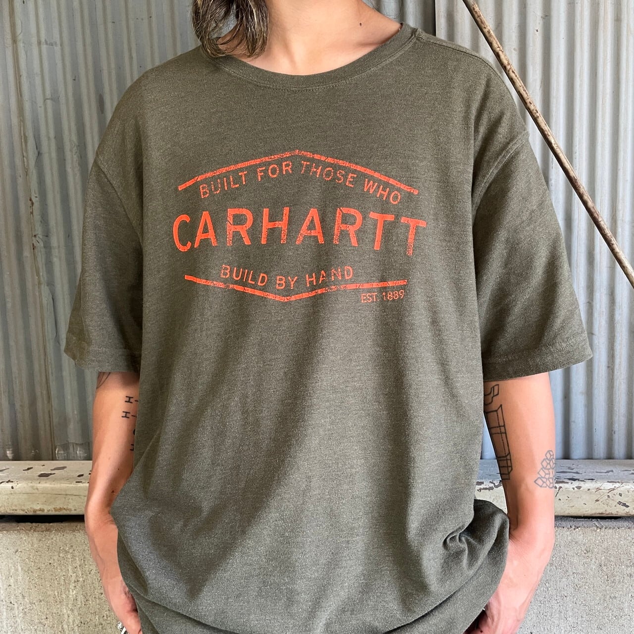 Carhartt カーハート ロゴプリントTシャツ RELAXED FIT メンズXL 古着