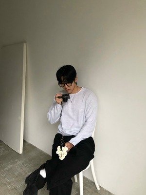 Cropped Waffle Long Sleeve Knit (3color)