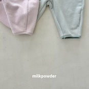 ミルクパウダー / milkpowder / ポグニフリースパンツ / 韓国子供服 / キッズ / 26winter〖取寄〗*XS~XL*