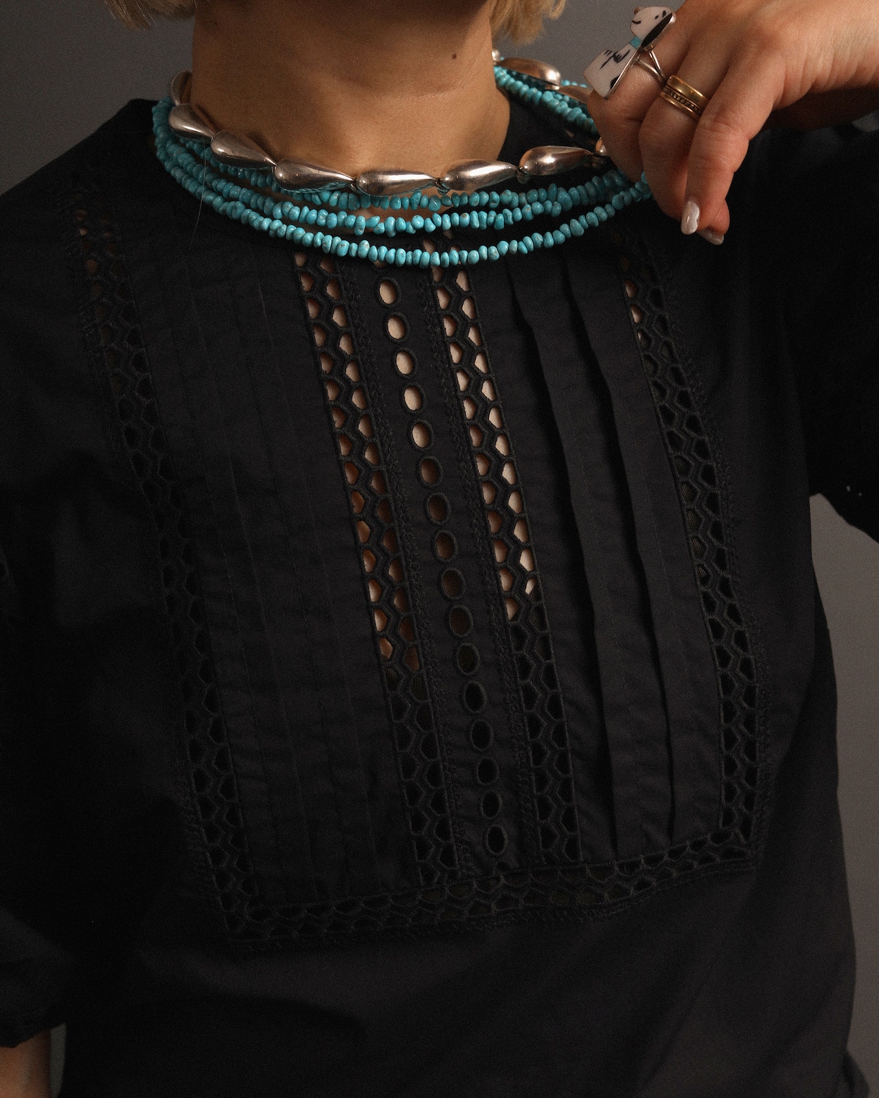 Red Valentino / Cutwork  Blouse
