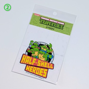 送料無料!!【 DIE-CUT STICKER / ダイカットステッカー】『 Teenage Mutant Ninja Turtles / タートルズ 』メンバー集合 TMNT / ステッカー / シール 〚アメリカン雑貨 アメトイ〛
