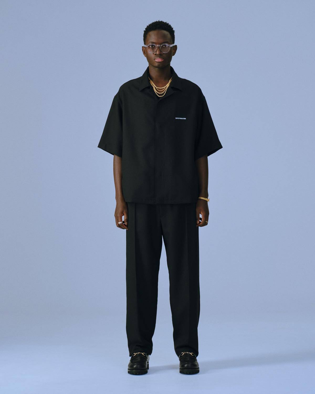 Polyester Twill Pin Tuck Easy Pants | HANGOUT
