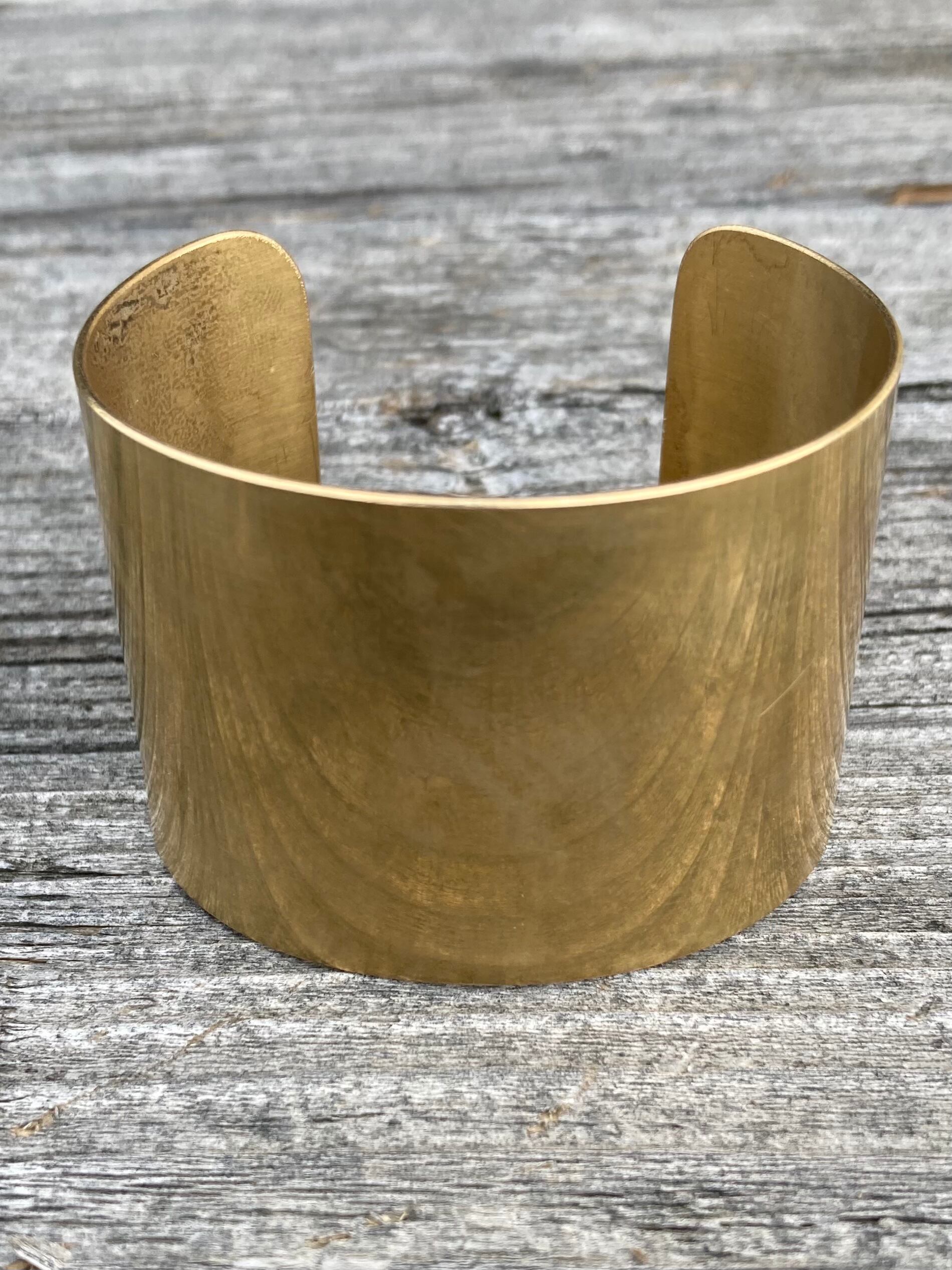 バングル ワイド 幅広 太め BRASS BANGLE 真鍮 b002 | Pay ID
