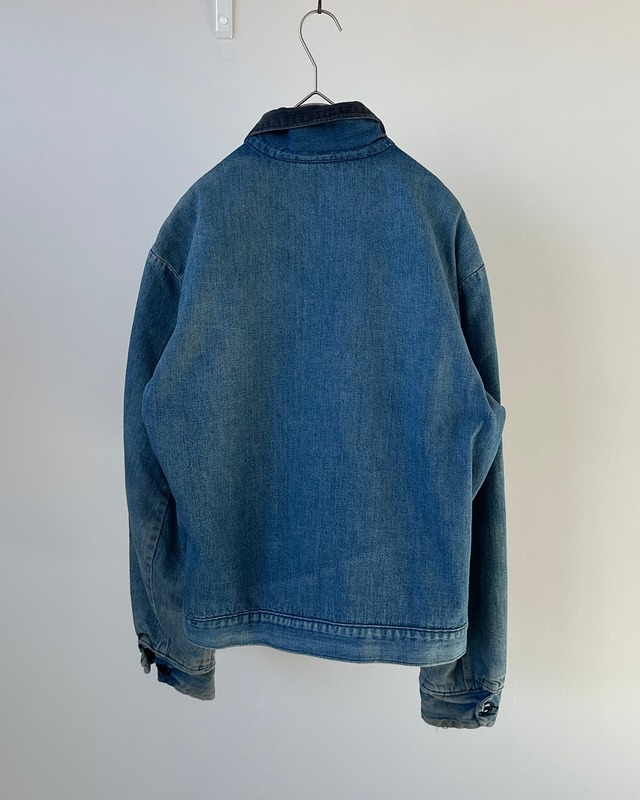 -Wrangler- Vintage 70s 38 Denim Work Jacket