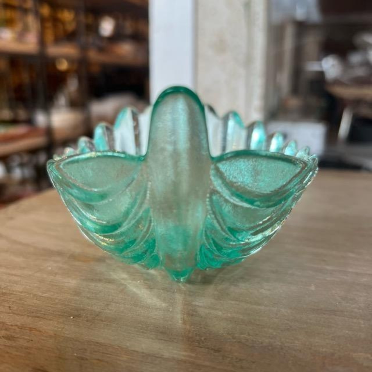 Glass Leaf plate　2Color　ガラスリーフプレート　葉っぱ　リーフ　ガラス　ミニプレート　ギフト