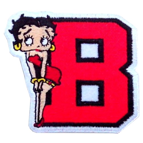 Betty Boop ベティーちゃん 刺繍 ワッペン Betty-B