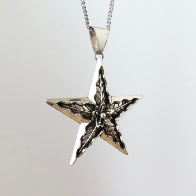 『一点物』”Star in Flower” Pendant