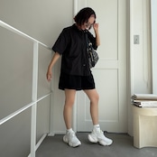 多機能コンパクトシルエットSH/ブラック