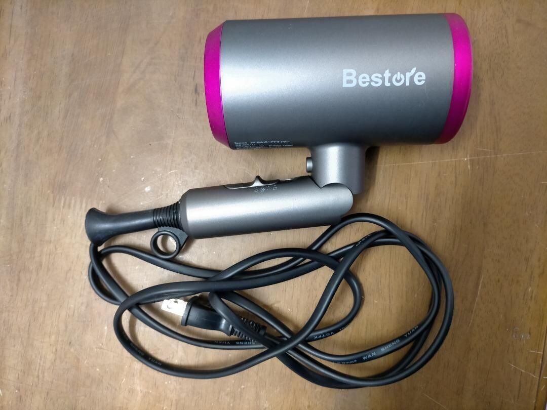 PDPドライヤー Bestore ドライヤー 大風量 速乾 1300W 高濃度マイナスイオン 57℃恒温