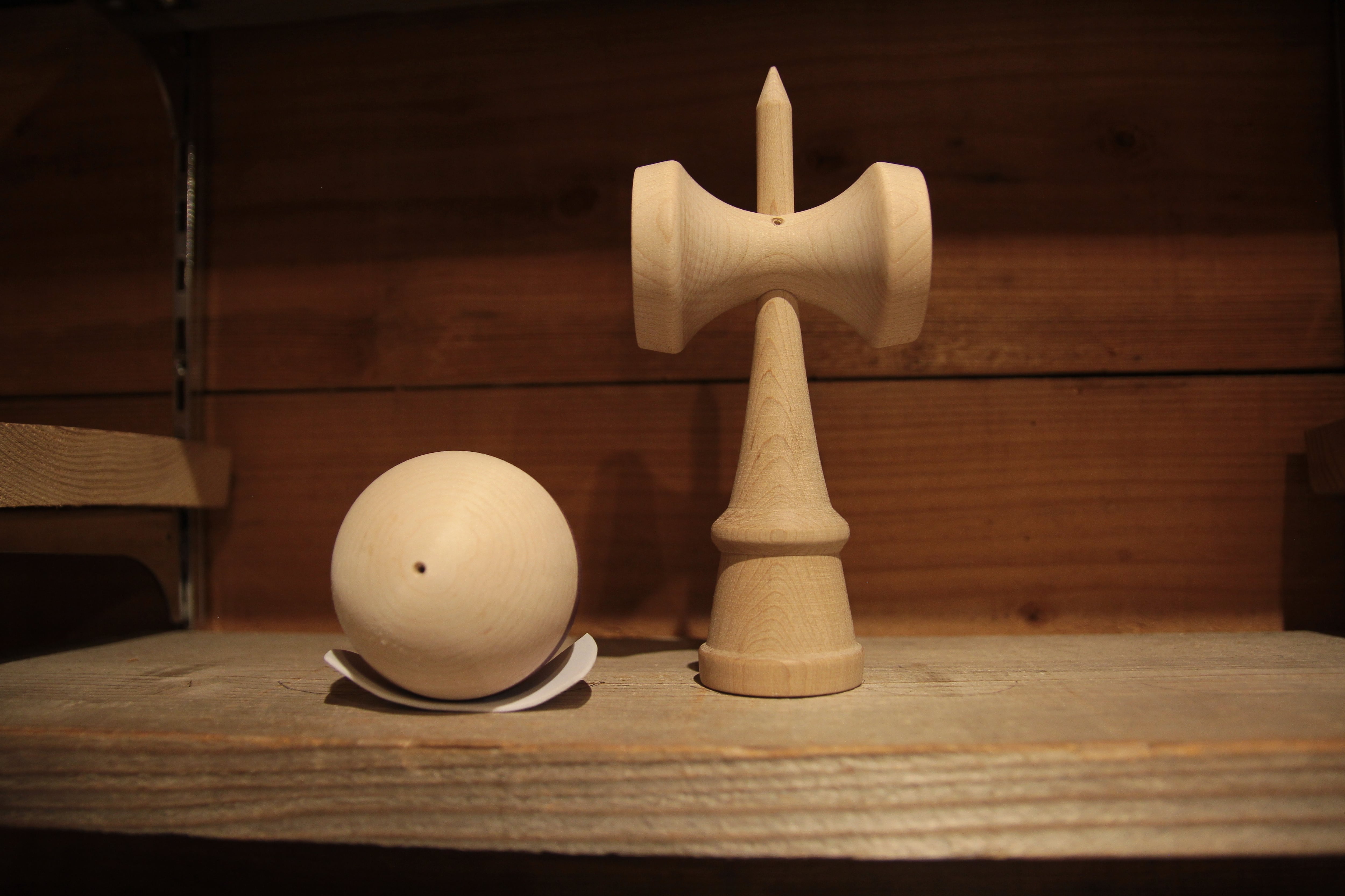 わけあり特価 JAC kendama 10MM LINE LAMINATED MAPLE SMOOTHIEけん玉