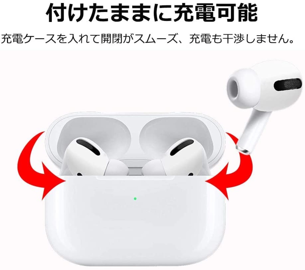 【4個入り】ILYAML for AirPods 4 イヤーピース 2024 シリコーン製イヤホン カバー airpods 4 落ち防止イヤーピース分離可能 遮音性/フィット感/脱落防止 ホワイト
